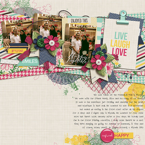 Layout by Donna | Bits of Life Kit