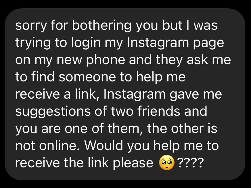 instagram hack recovery